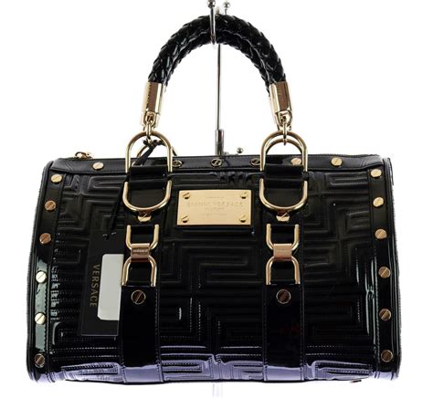 gianni versace signature handbag|Gianni Versace handbags price.